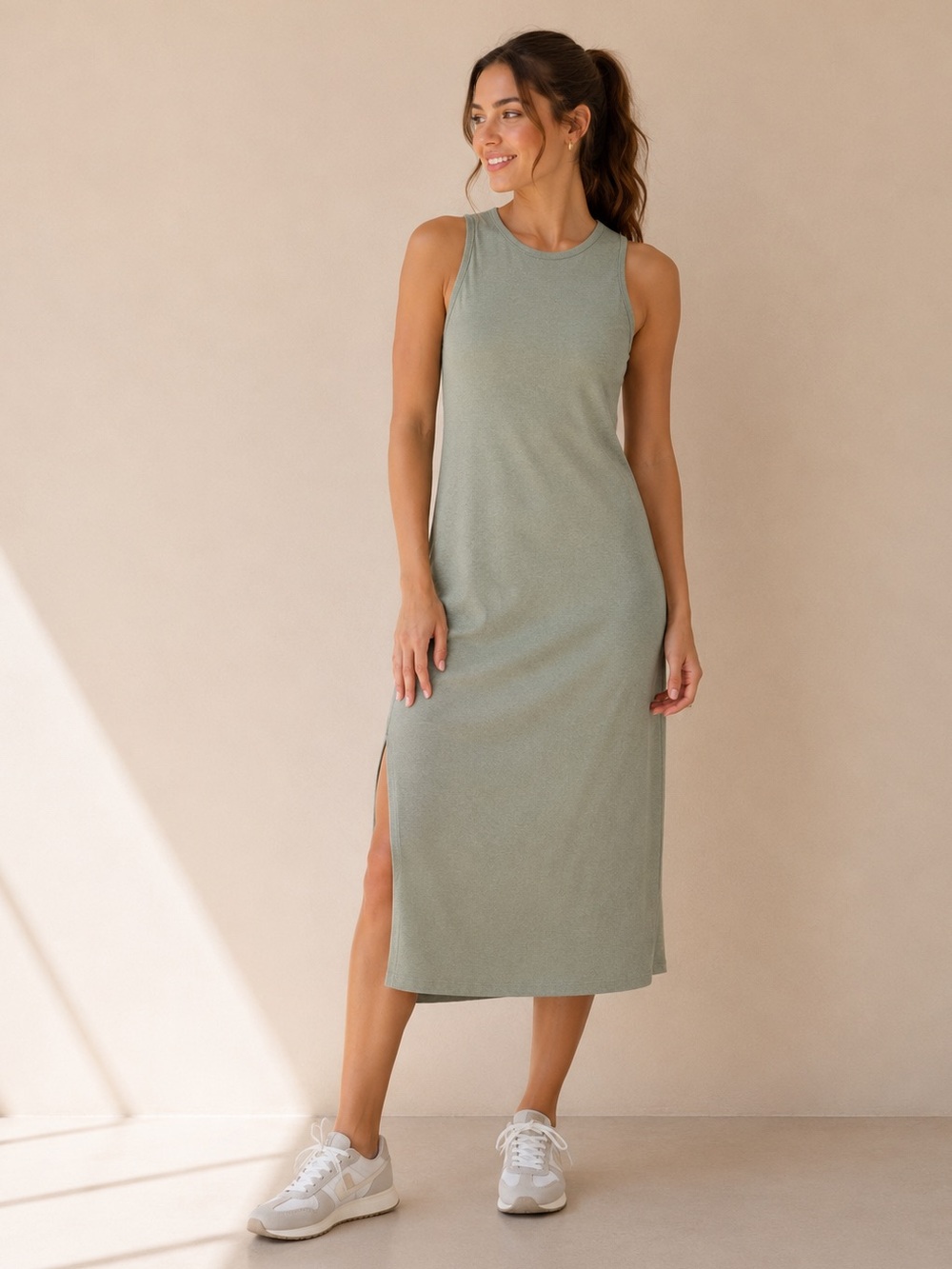 🎉LAST PIECE🎉KYODAN Jewel Neck Midi Dress